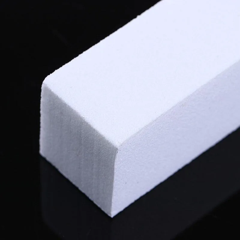 10 Pcs Nail Art File Set White Color Nail Buffers Sanding Grinding Block Sponge Form Pedicure  Nail Art Tool Kit