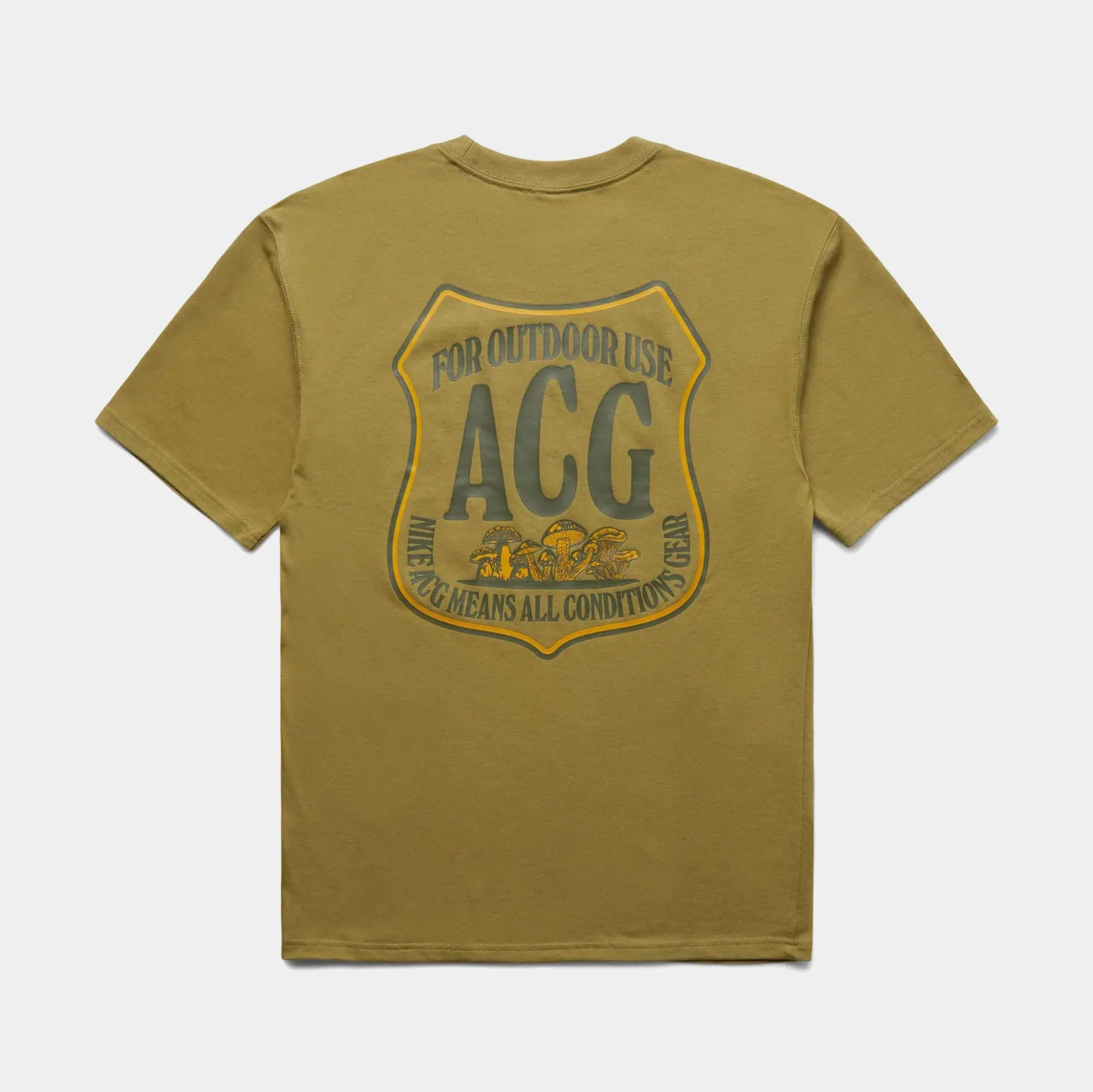 ACG Outdoor Mens Short Sleeve Shirt (Green)