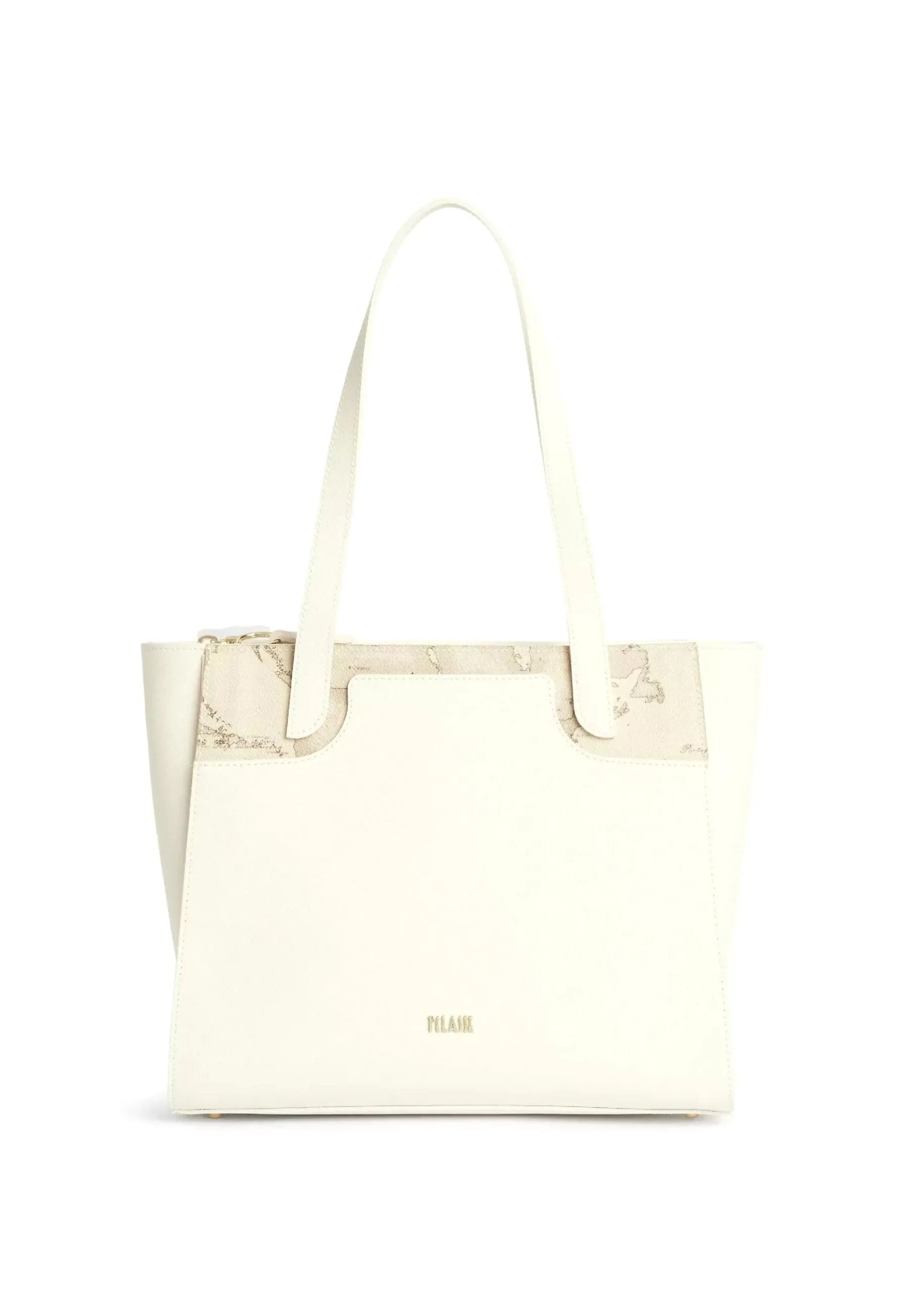 ALVIERO MARTINI 1° CLASSE Borsa Shopping White Cotton GU90-S407