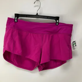 Athletic Shorts By Lululemon In Purple, Size: 10