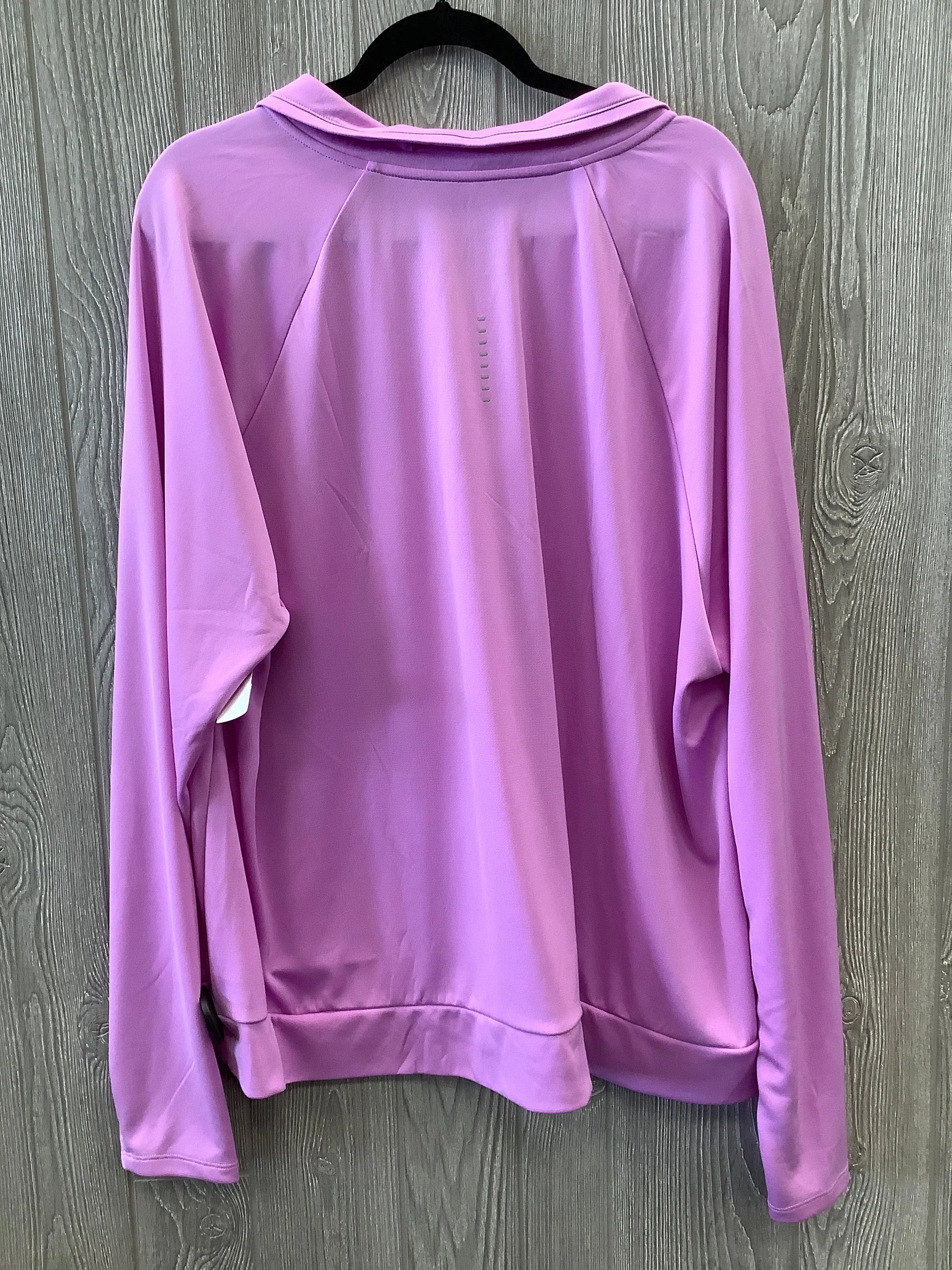 Athletic Top Long Sleeve Crewneck By Nike In Purple, Size: 3x