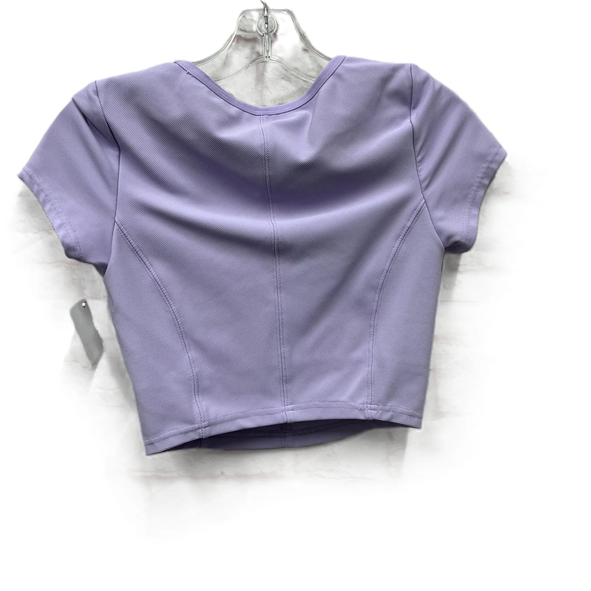 Athletic Top Short Sleeve By Aerie In Purple, Size: S