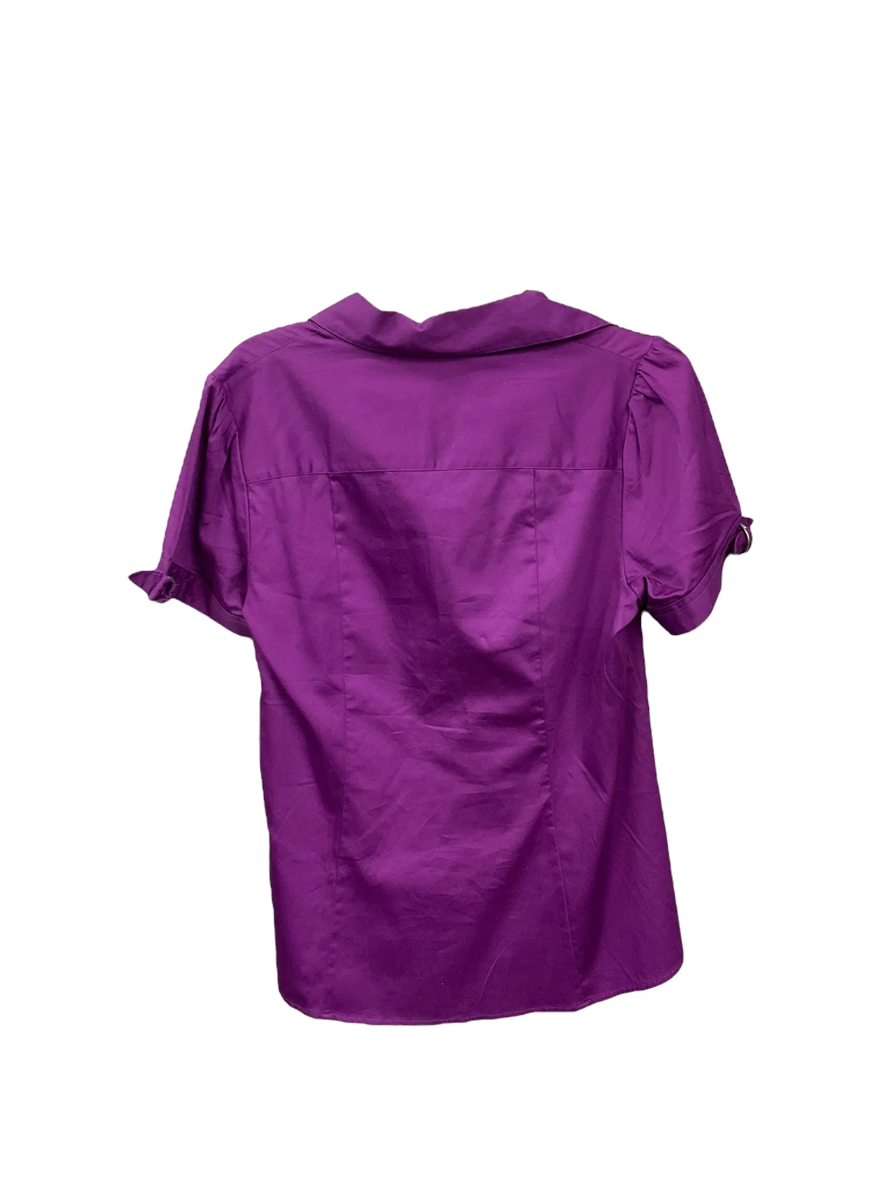 Blouse Short Sleeve By Lane Bryant In Purple, Size: 14