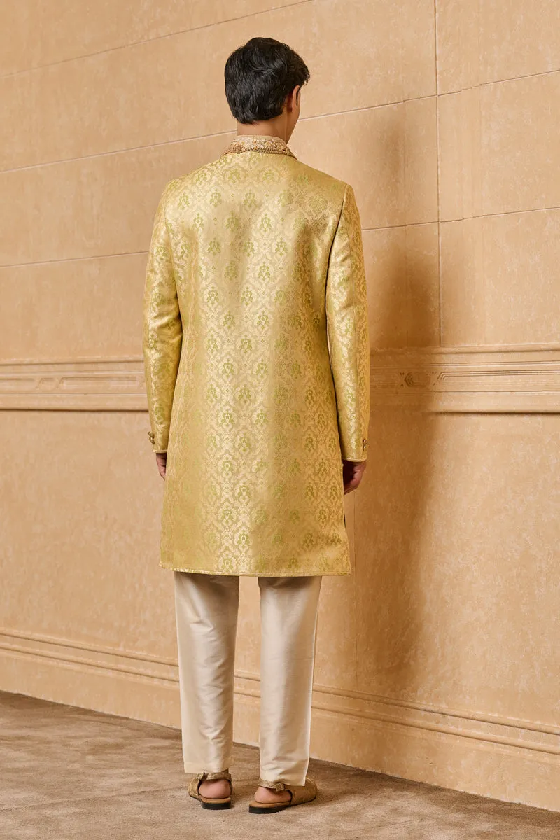 Brocade Indo With Zardozi Embroidery