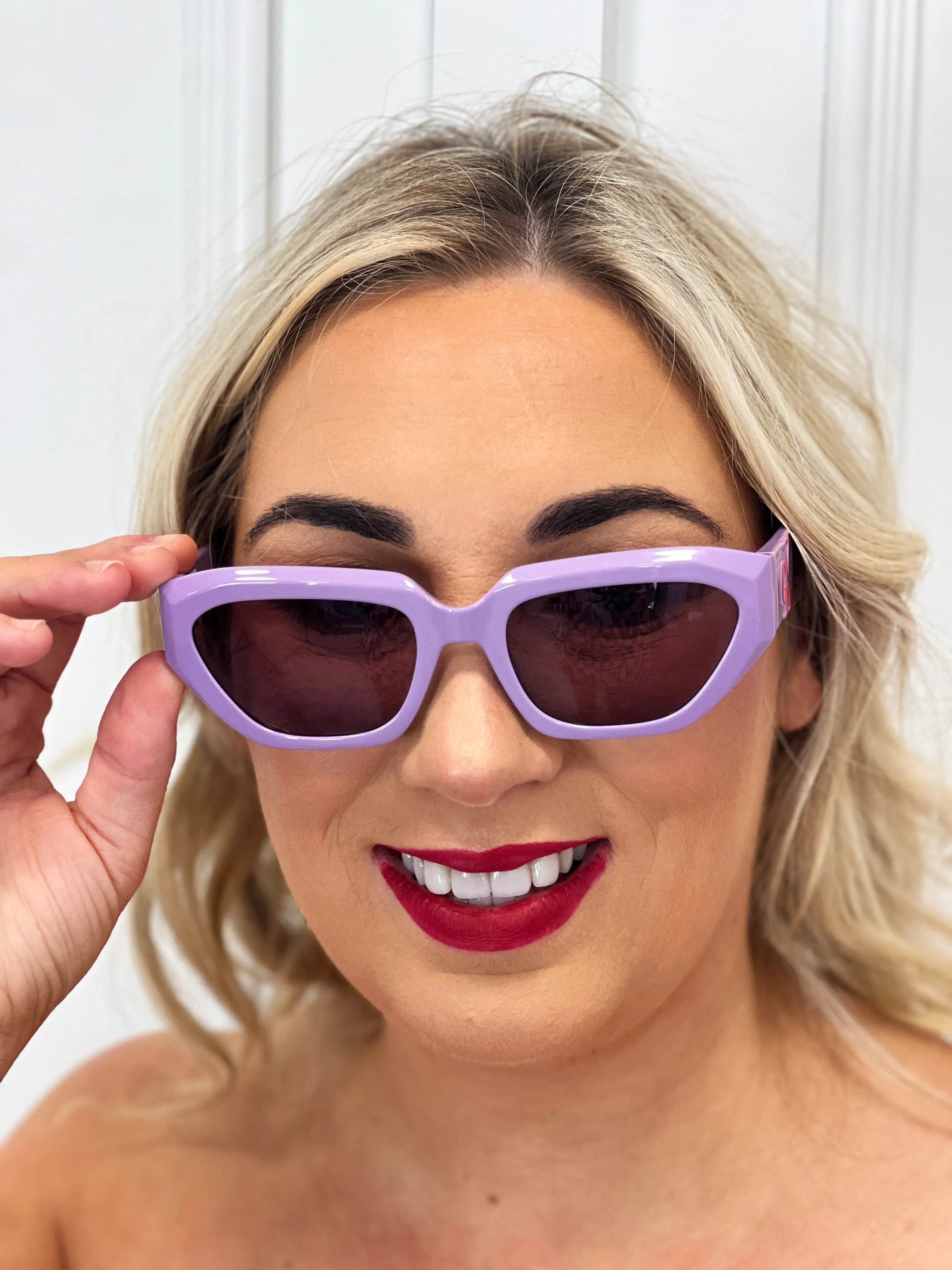 Ck Purple & Red SUNGLASSES