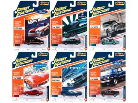 Classic Gold Collection 2023 Set A of 6 Cars Release 1 1/64 Diecast Model Cars by Johnny Lightning