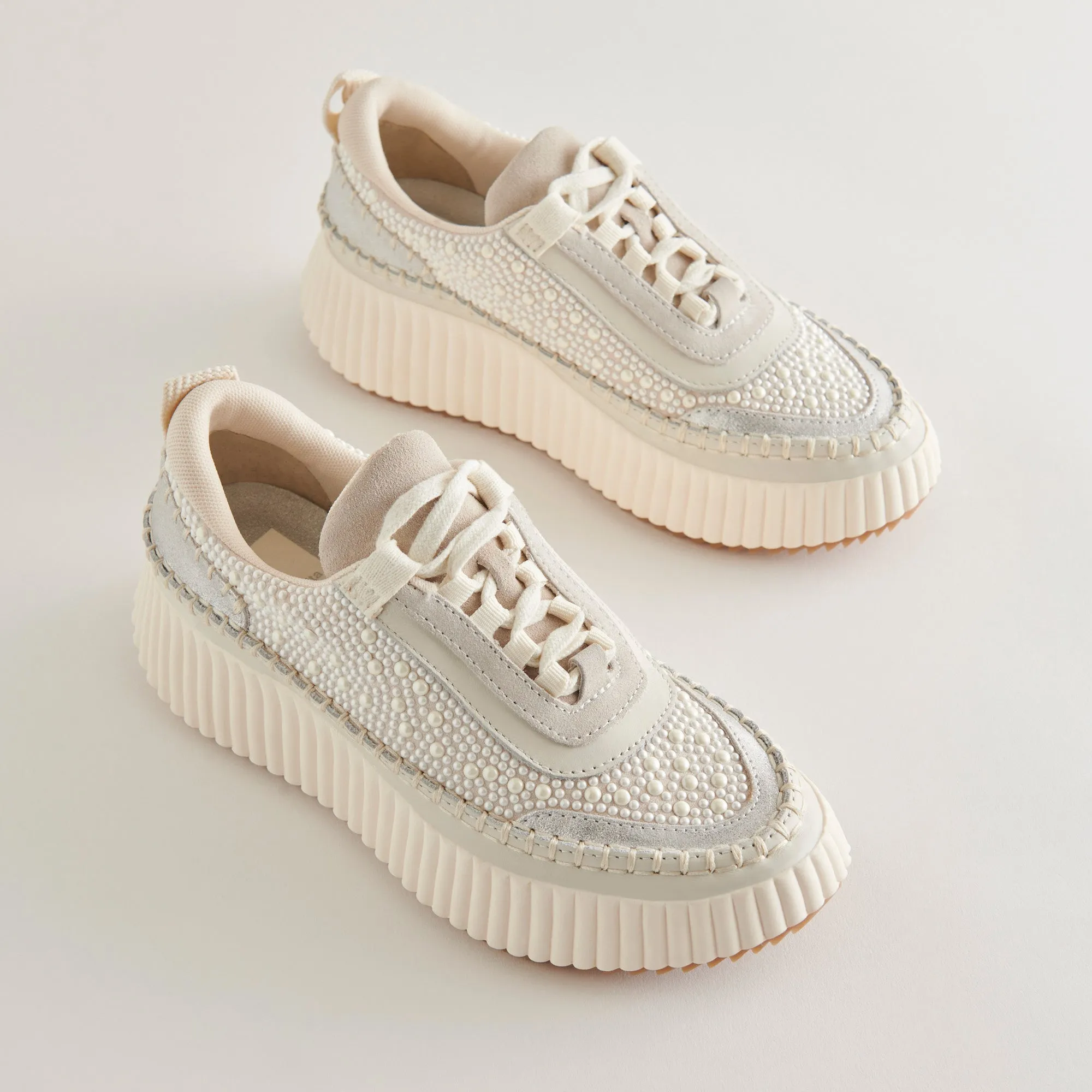 DOLEN PEARL SNEAKERS VANILLA PEARLS