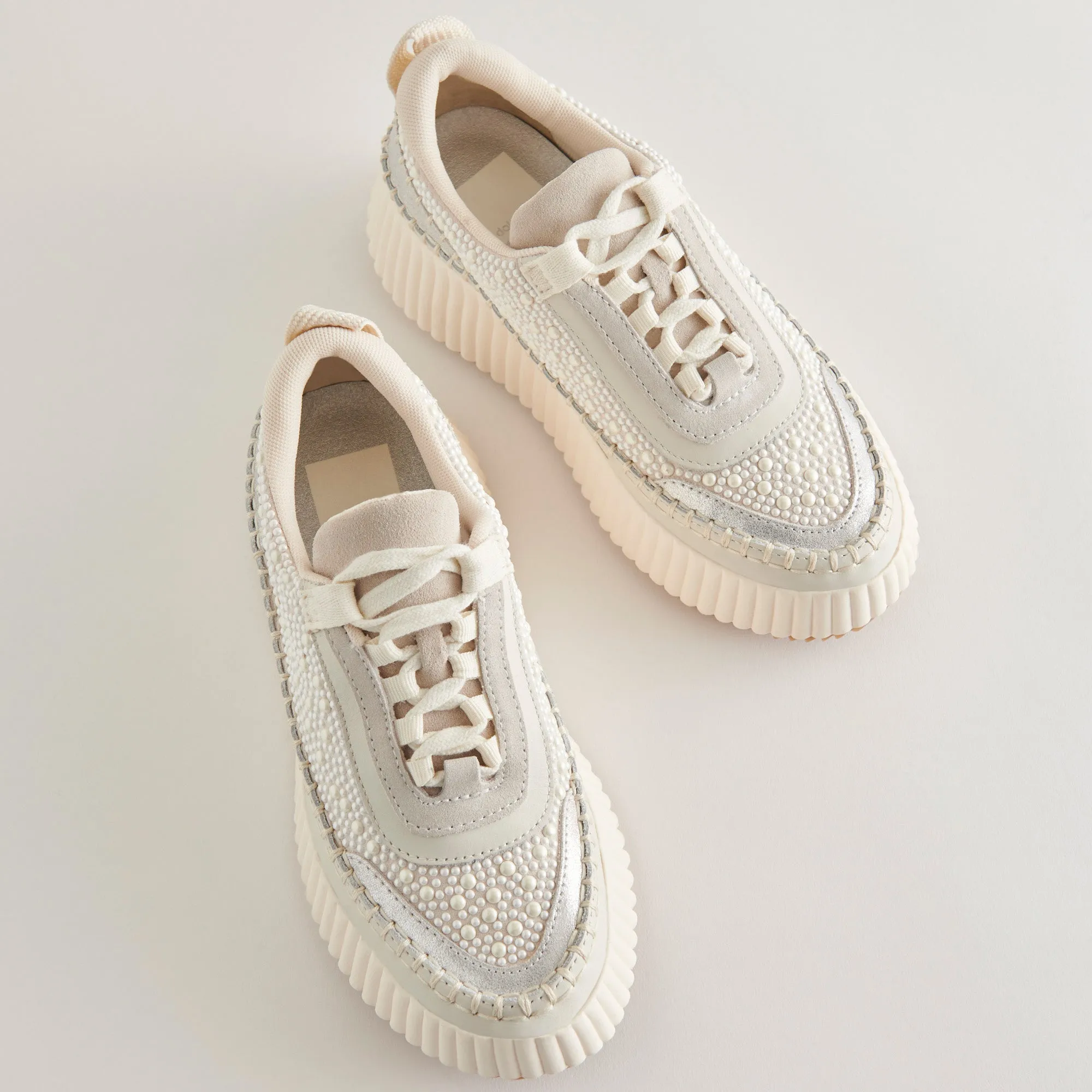 DOLEN PEARL SNEAKERS VANILLA PEARLS