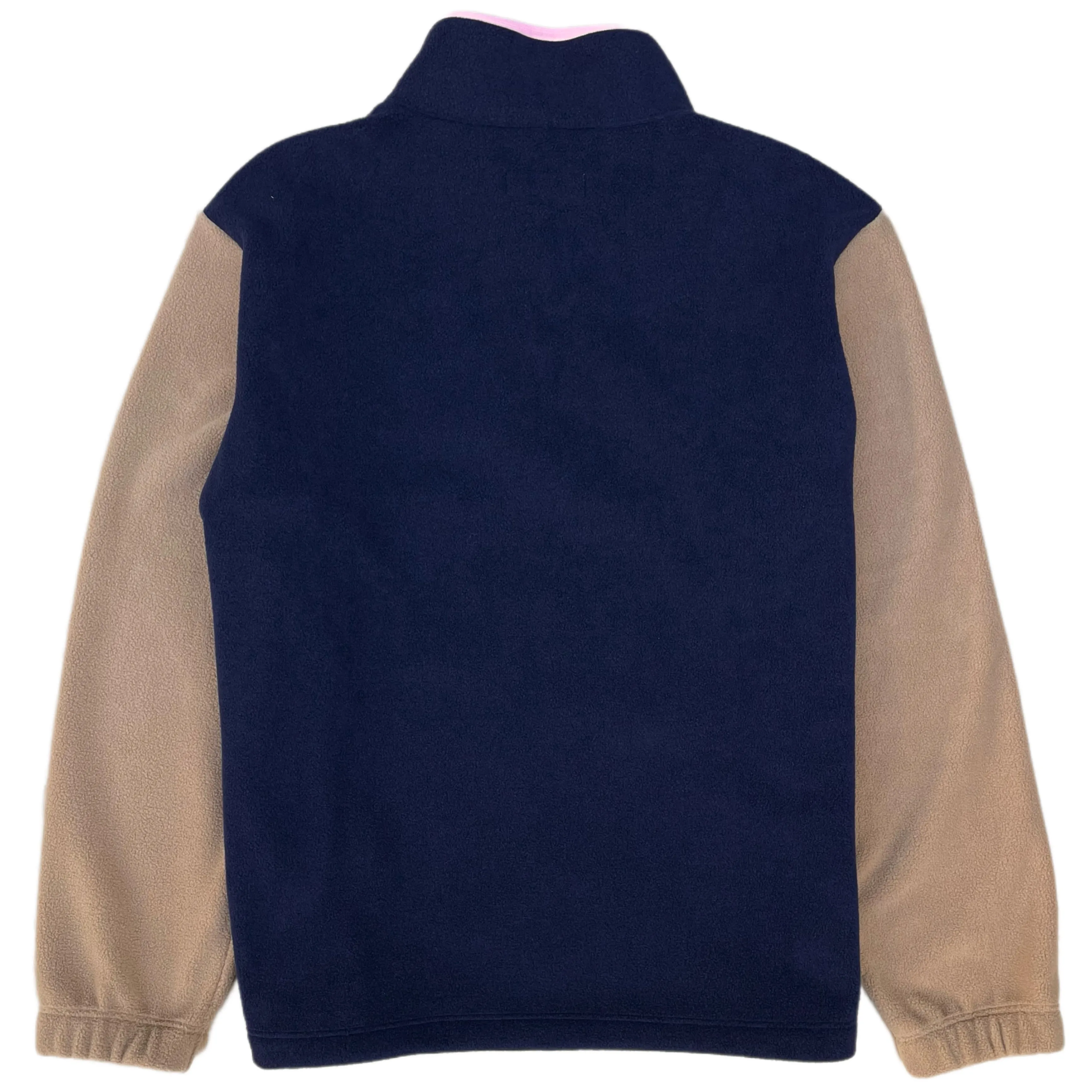 FRESH Mimmo Half Zip Fleece Pullover Navy