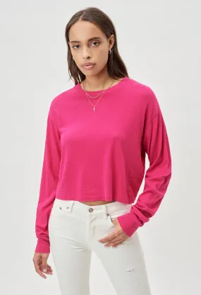 Jersey LS Cropped Tee / Flare