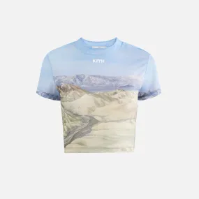 Kith Women Desert Landscape Mulberry Mesh Tee - Larimar