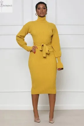 Long Sleeve Maxi Sweater Dress