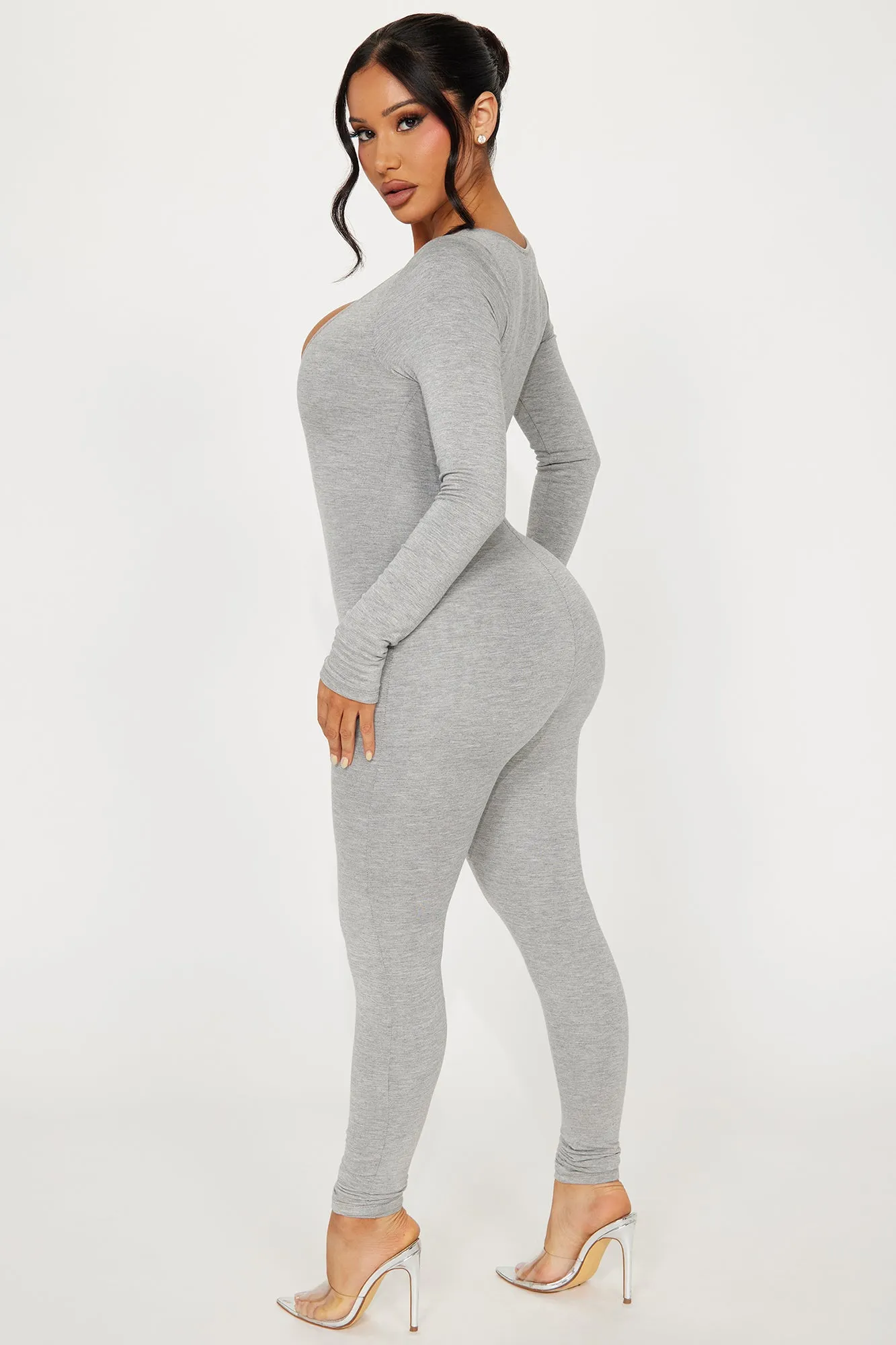 Maiya Jumpsuit - Heather Grey