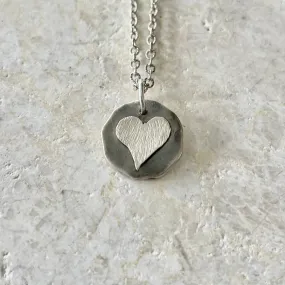 N41- Tiny Talisman Sterling Heart