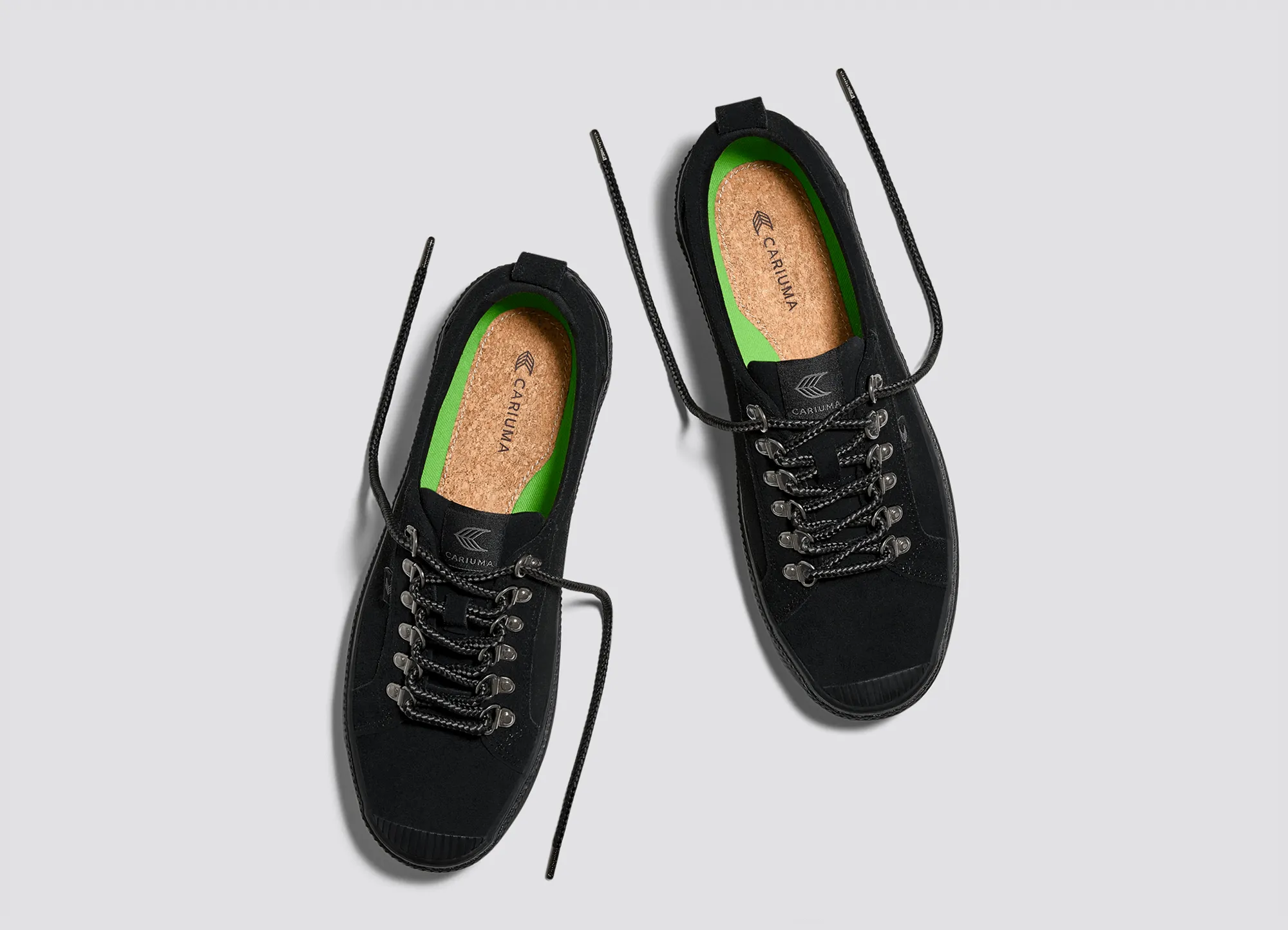 OCA Low Speedhooks All Black Suede Sneaker Women