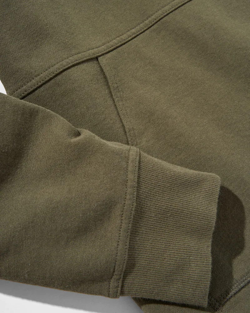 Organic Garment Dyed Half-Zip Pullover