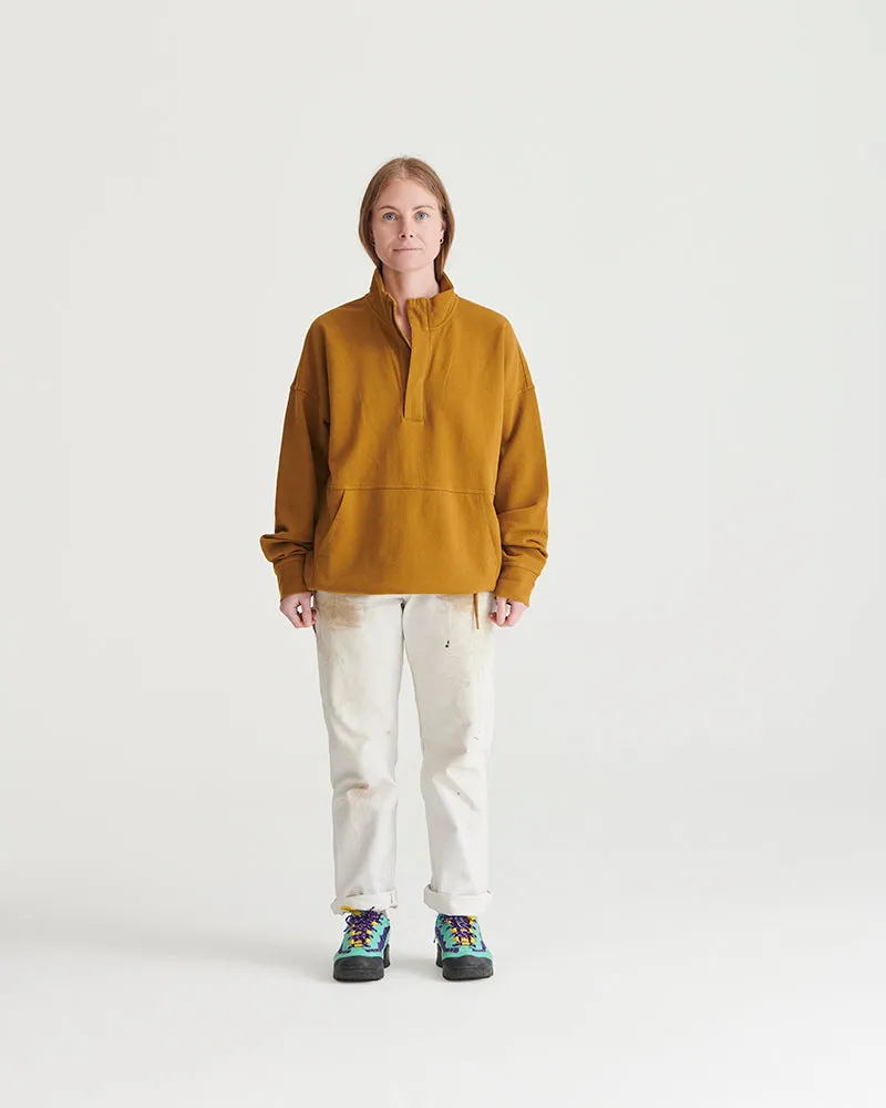 Organic Garment Dyed Half-Zip Pullover