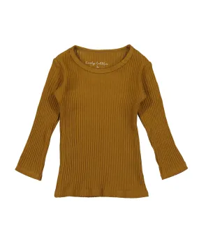 Ribbed Long Sleeve Tee – Cider