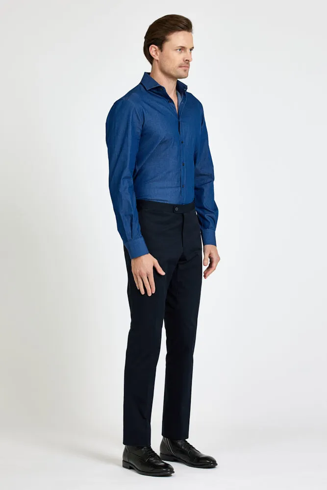 Ronan Super Lux (BC) Shirt - Dk Navy Denim Cotton