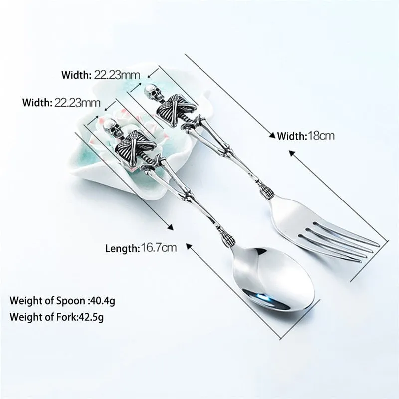 Skeleton Fork & Spoon Set