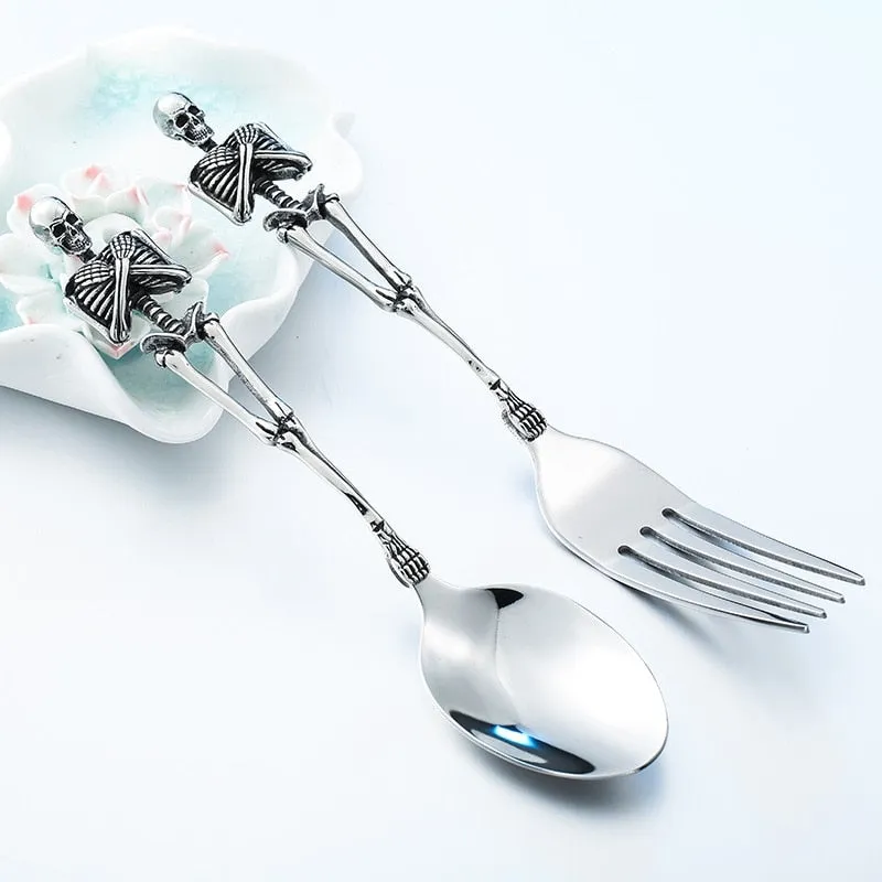 Skeleton Fork & Spoon Set