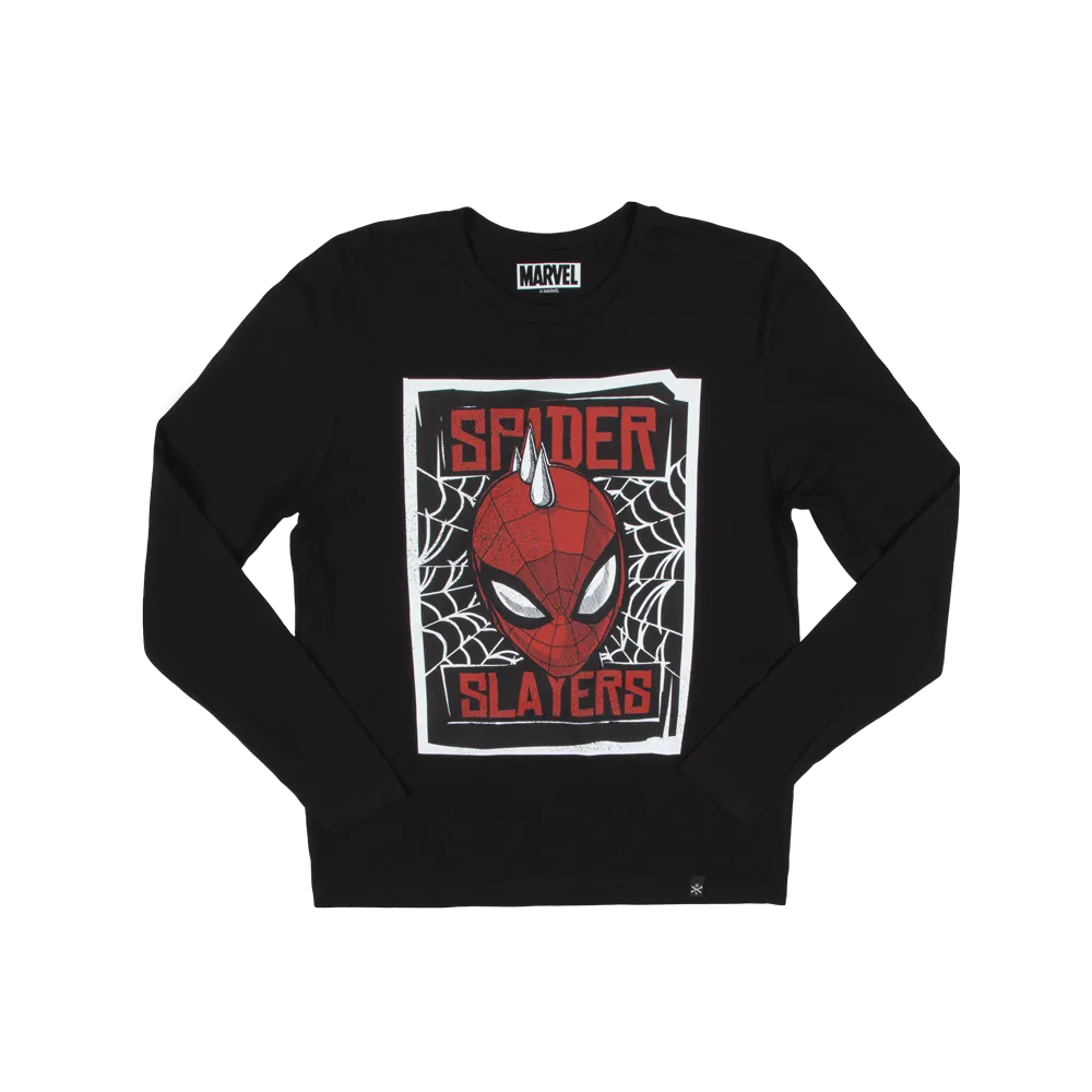 Spider Slayers Poster Black Long Sleeve