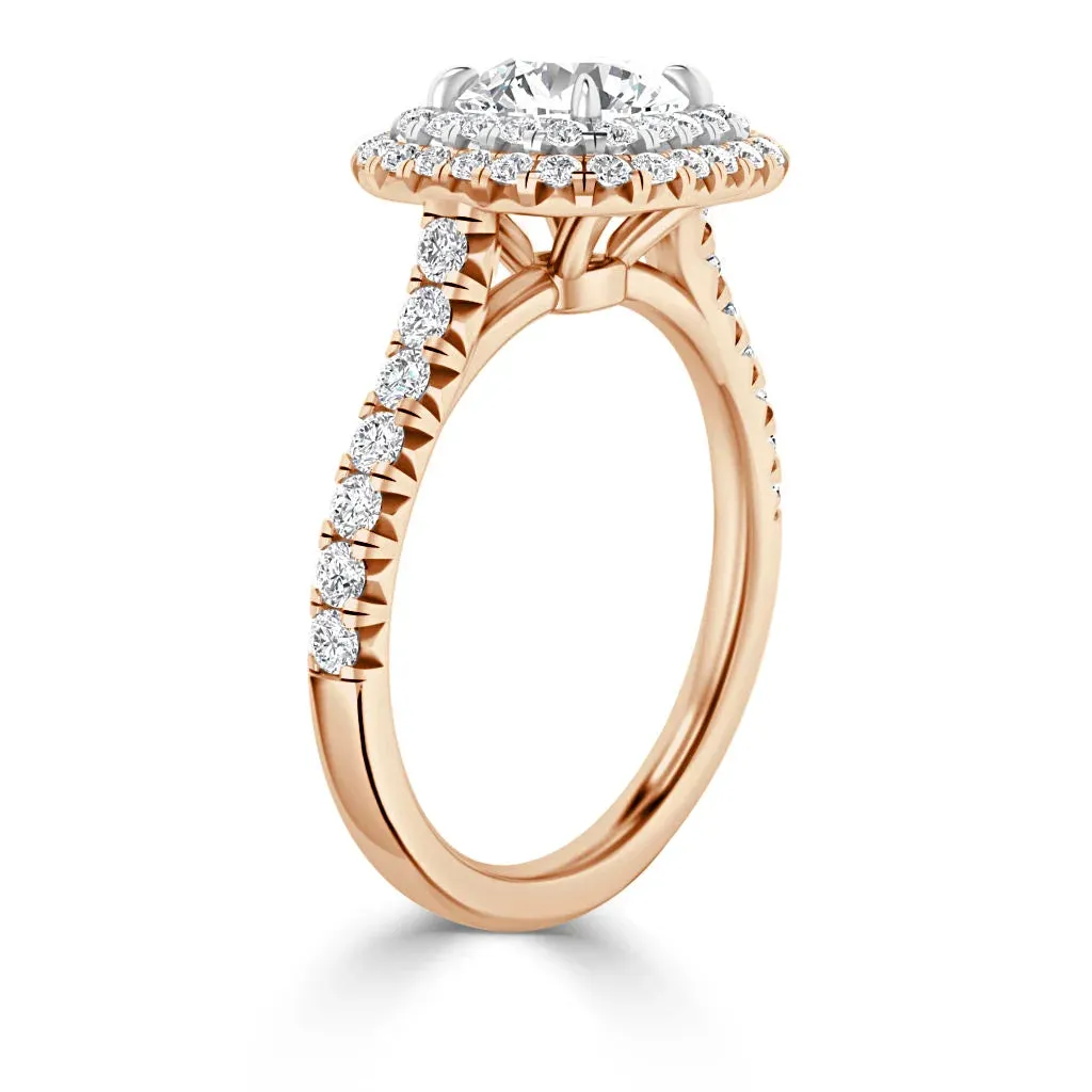 Stephanie - 18ct Rose Gold - Round