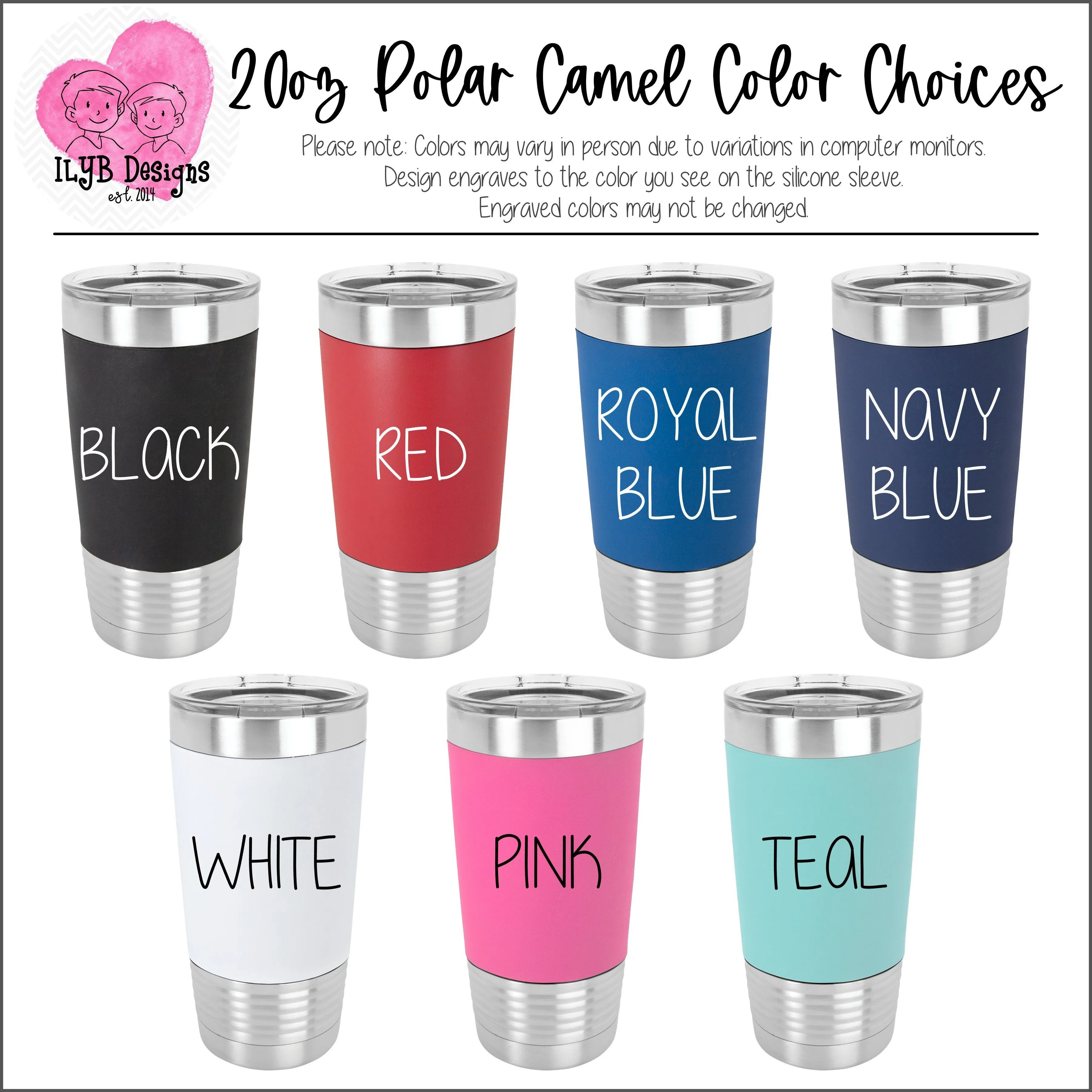 T is for Teacher Personalized Tumbler | Personalized Stainless Steel Tumblers