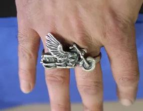 Two Finger Biker Ring