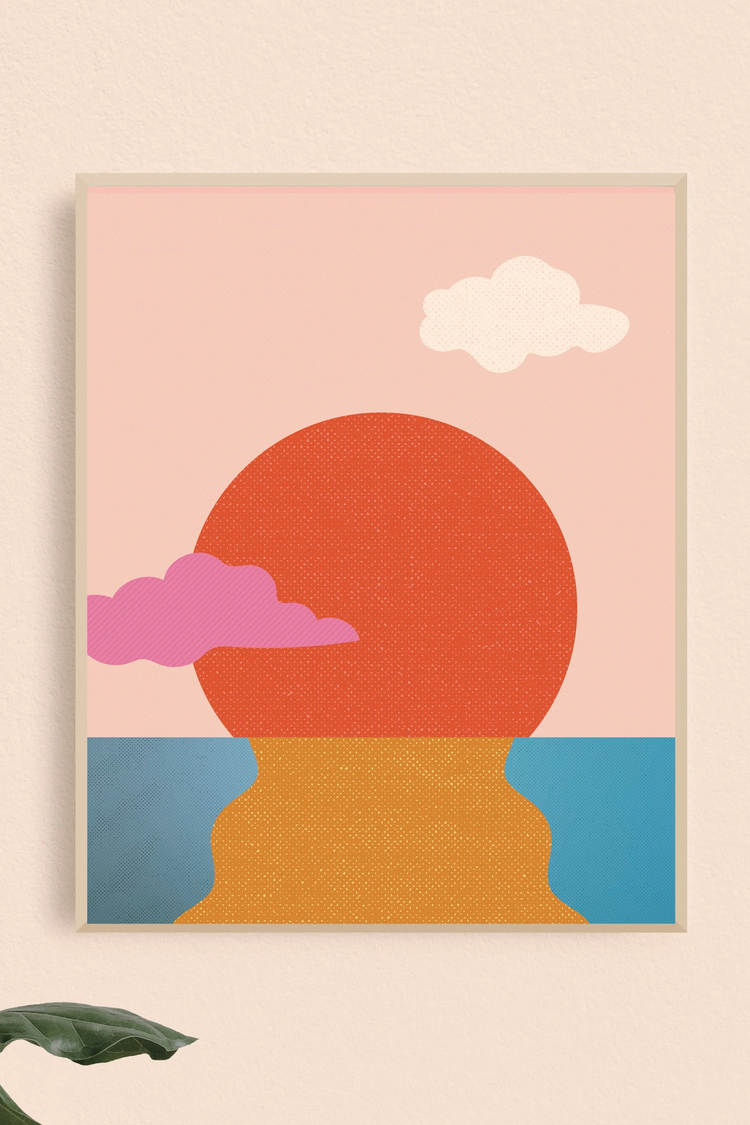 Water Sunset Print