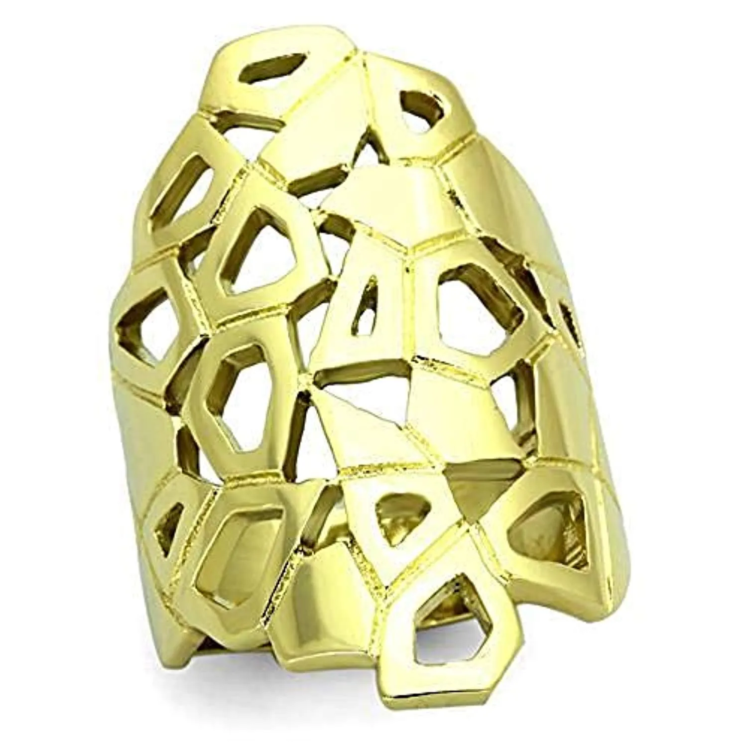 WildKlass Stainless Steel Minimalists Ring IP Gold Women