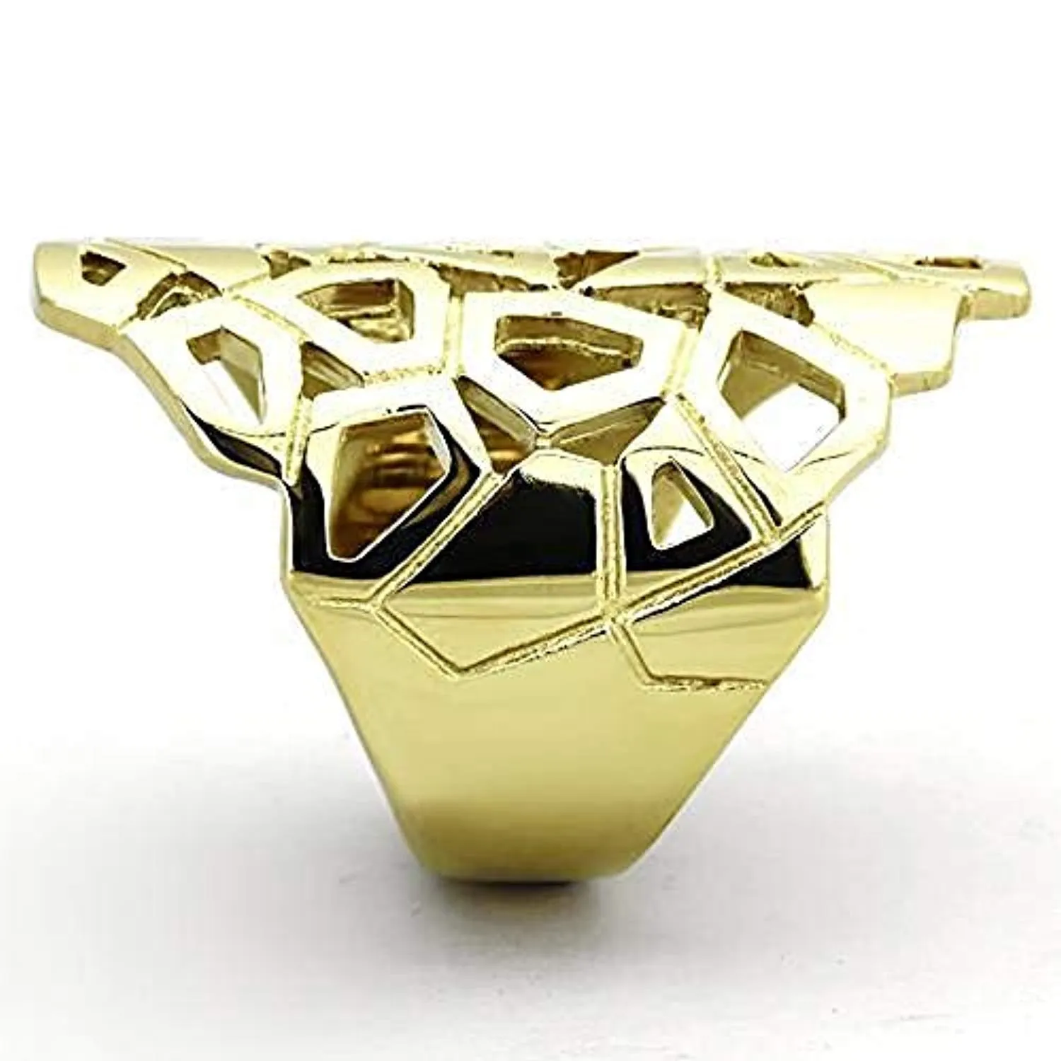 WildKlass Stainless Steel Minimalists Ring IP Gold Women