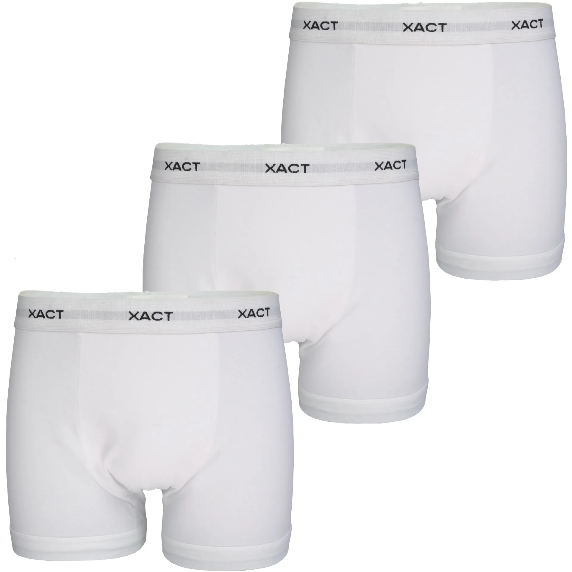 Xact Mens Cotton Stretch Boxer Shorts/ Trunks (3 Pack)